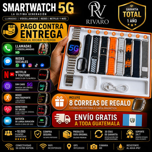 ⌚RELOJ INTELIGENTE 2026 - TEN UN MINI CELULAR EN TU MUÑECA + FUNCIONES EXCLUSIVAS DE CONTROL DE SALUD